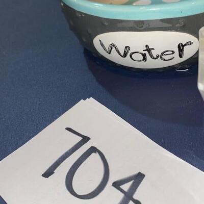 Lot 704 - Pet Dishes