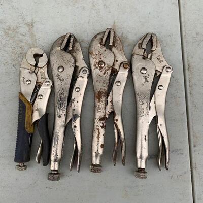 4 pair vise grips