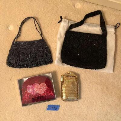 Lot 43 - Evening Bags, Cigarette Case and Makeup Bag