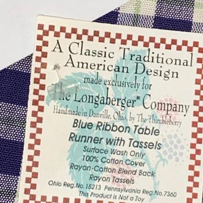 Lot 712 - Longaberger  table runner 