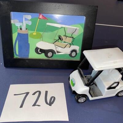 Lot 726 - golf items
