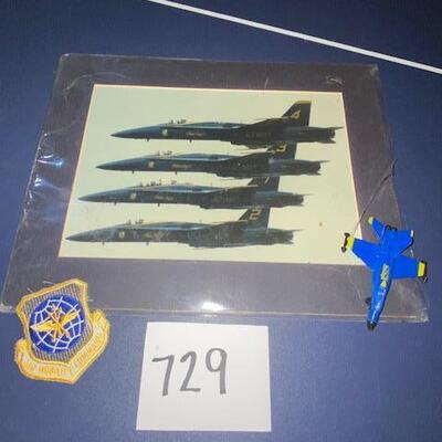 Lot729 - Blue Angel Print 