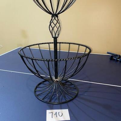 Lot 740 -  Stacked Bowl decor 