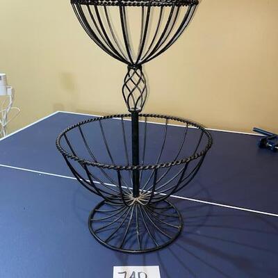 Lot 740 -  Stacked Bowl decor 