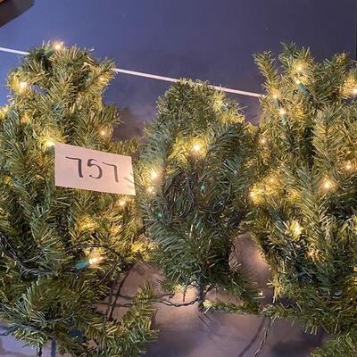 Lot 757 - Lighted small trees