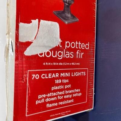 Lot 764 - Potted Lighted tree