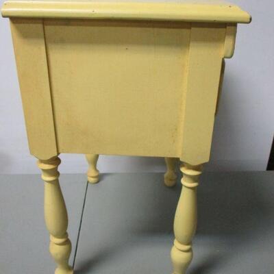 Lot 151 - Hand Painted One Drawer Side Table 