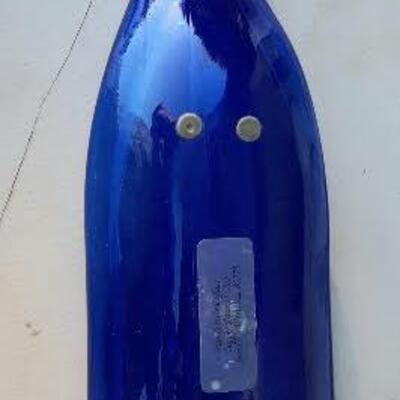 Cobalt Blue Wine Bottle Spoon Rest/Server