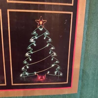 Lot 771 - large lighted tree decor