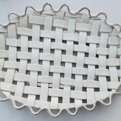 Ceramic Lattice Weave Platter