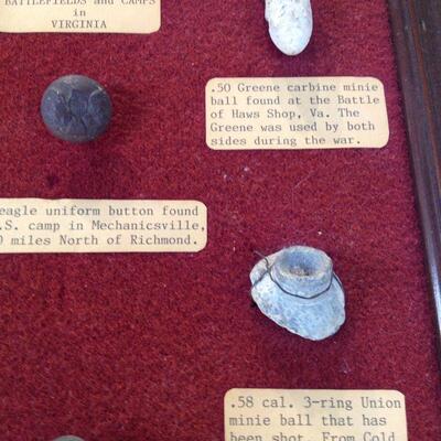 Collection of Civil War Relics