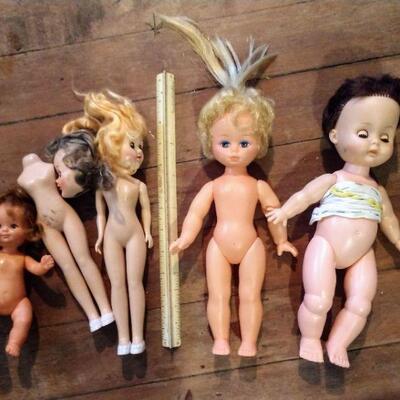 Collection of Dolls from the 1960s- 1980