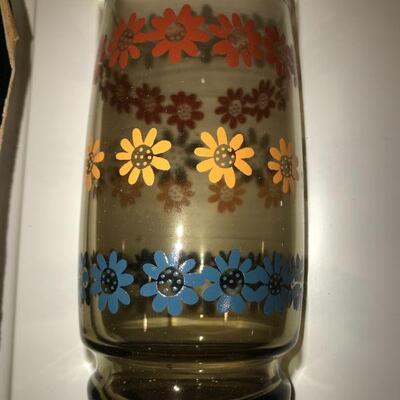 Mid Century Mod Anchor Hocking New 8 Piece Beverage Set