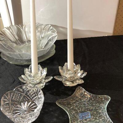 Lot 128 - Assorted Fine Crystal and Glass