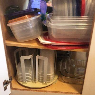 Lot 142 - Contents of Kitchen Island Cabinet (Loaded)