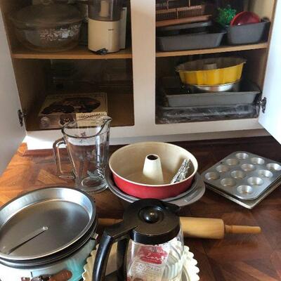 Lot 142 - Contents of Kitchen Island Cabinet (Loaded)