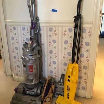 Lot 152 - Dyson and Eureka Vacuums