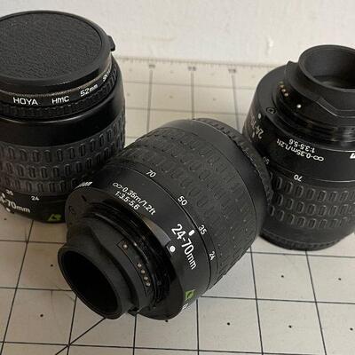 Lot #15 (3) Nikon Camera Lenses 