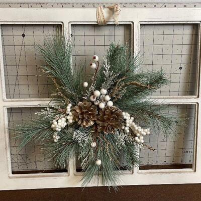 Lot #24 Window Frame Wreath 