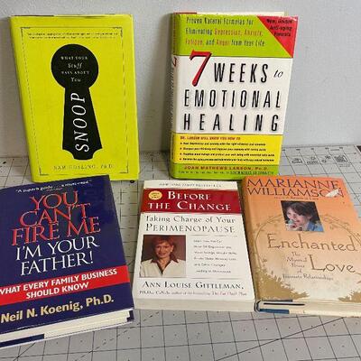 Lot #97 Self Help Books: Can't Fire me, I'm Your father. 