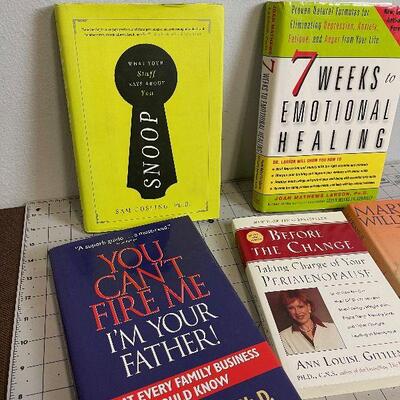 Lot #97 Self Help Books: Can't Fire me, I'm Your father. 