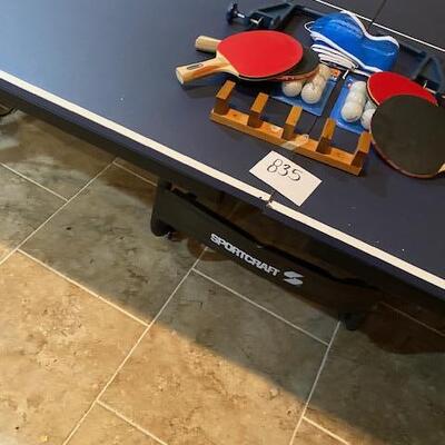 Lot 835 -  Sportcraft Ping Pong table