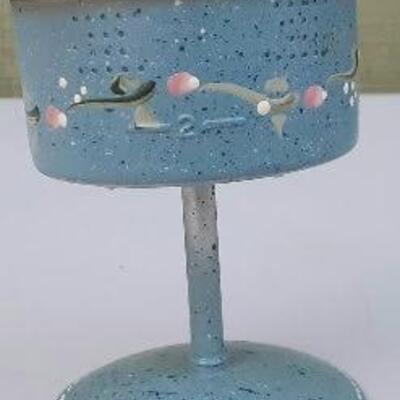 Tole Painted Ring Holder