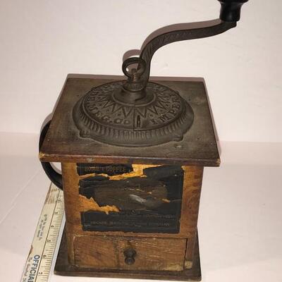 Antique imperial arcade coffee grinder/mill