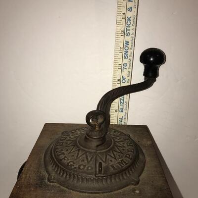 Antique imperial arcade coffee grinder/mill