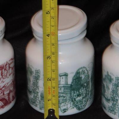 Milk Glass containers 