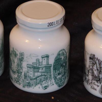 Milk Glass containers 