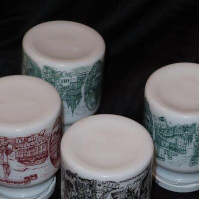 Milk Glass containers 