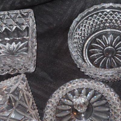 Crystal Sugar Dishes