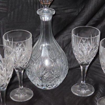 Crystal Decanter and glasses