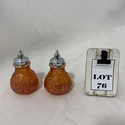.76. IMPERIAL | Marigold Carnival Salt and Pepper Set | Heavy