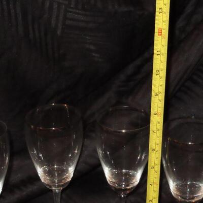 Silver edge glasses