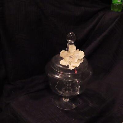 Large Glass Candy Dish