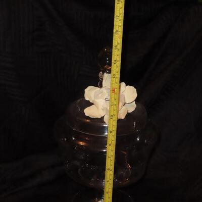Large Glass Candy Dish