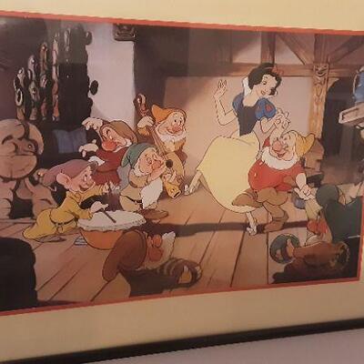 Snow White and the Seven Dwarfs Lithograph