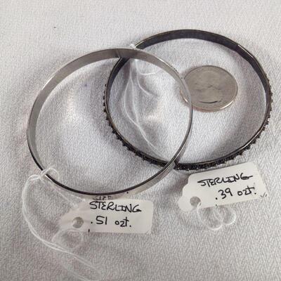 Sterling Bangle Bracelets