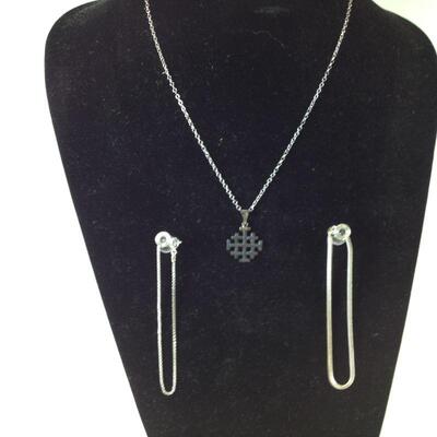 Trio of Sterling Silver Jewelry