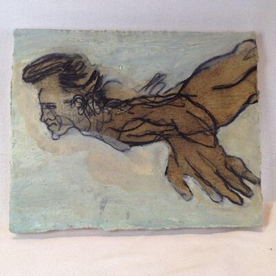 "Swimmer" Painting 