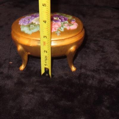 Limoges Gold Trinket Box