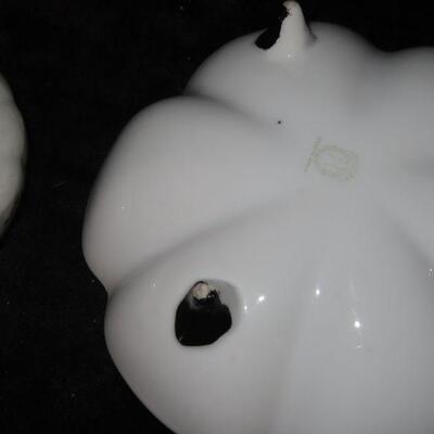Lenox swan and nippon bowl
