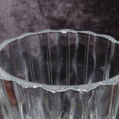 Crystal lined vase