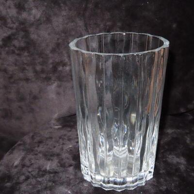 Crystal lined vase
