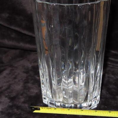 Crystal lined vase