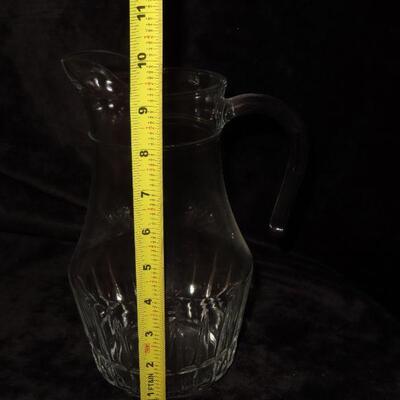Vintage glass pitcher 