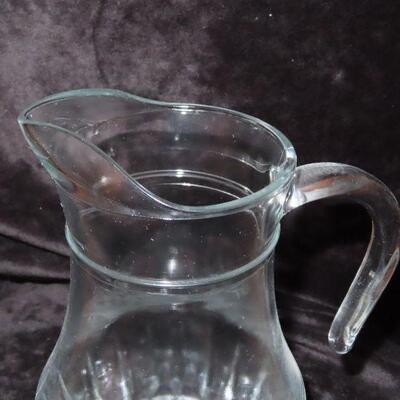 Vintage glass pitcher 