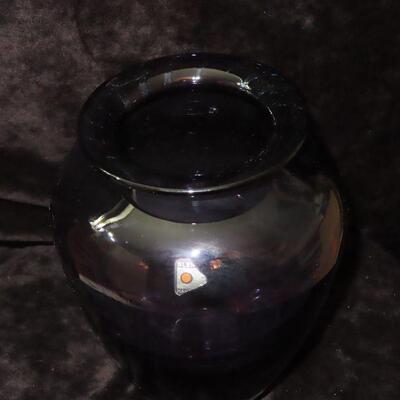 Dark purple vase